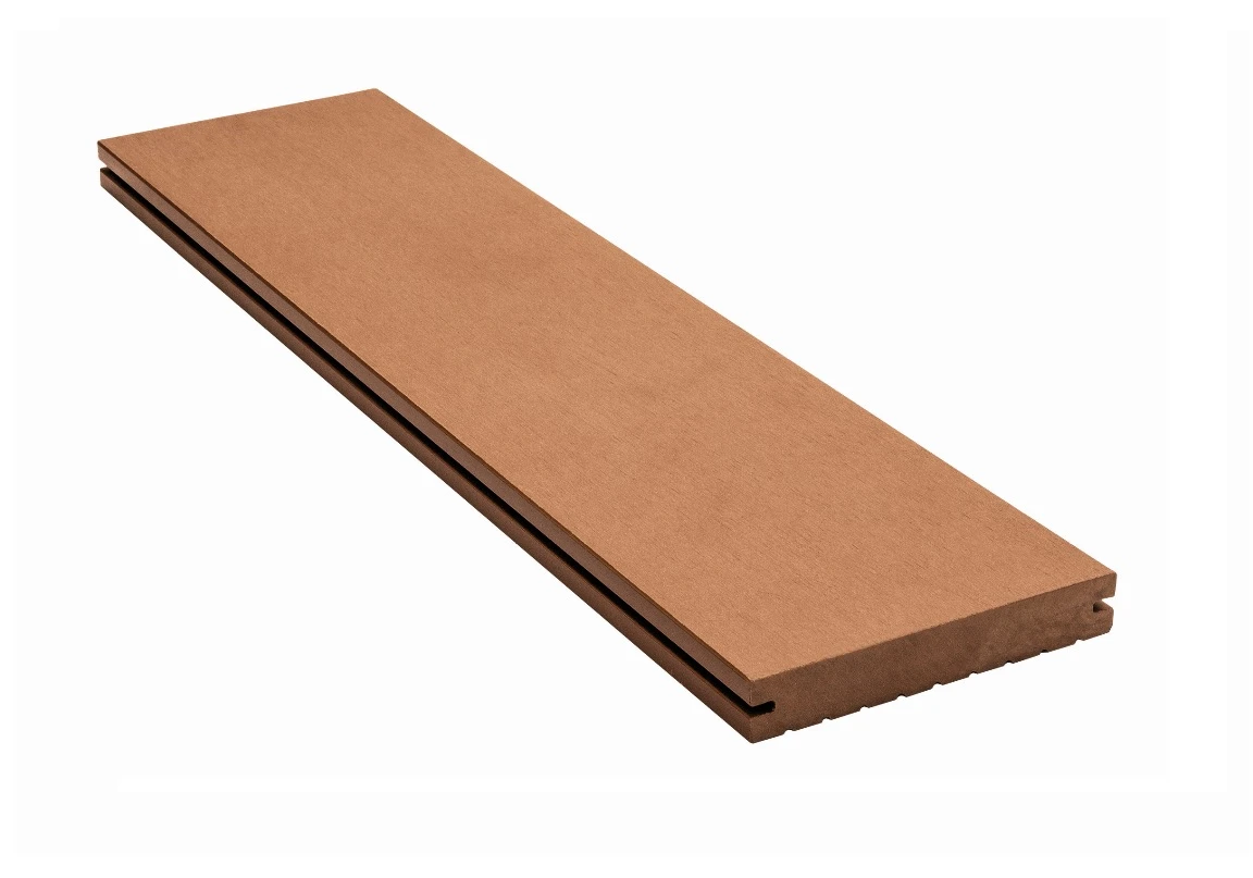 CarpGarant Vlonderplank Composiet 2.3 x 14 cm (23 x 140 mm) Massief Bruin - Lengte 300 cm - Afbeelding 2